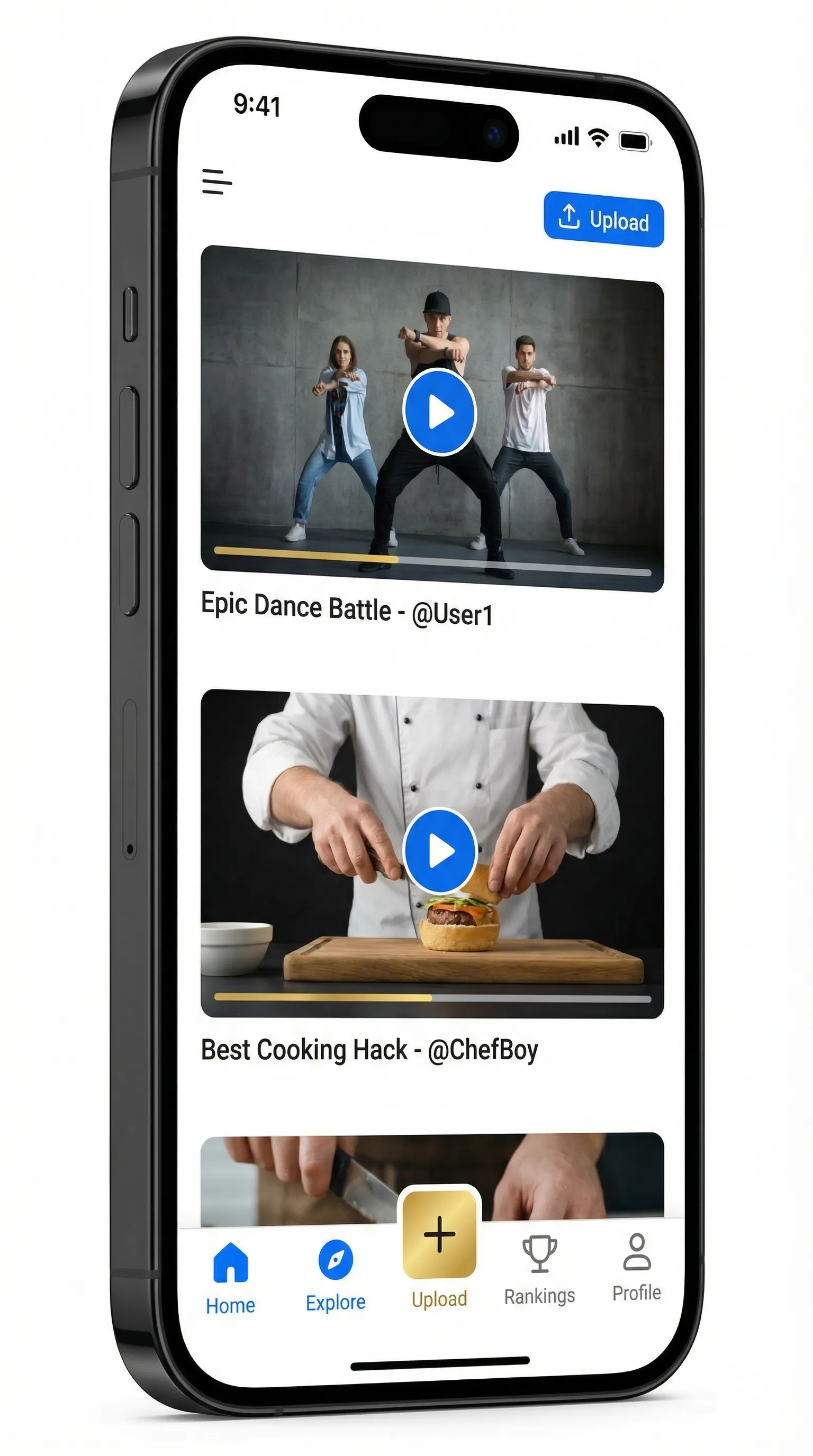 每日大赛 yandex 移动端APP界面展示
